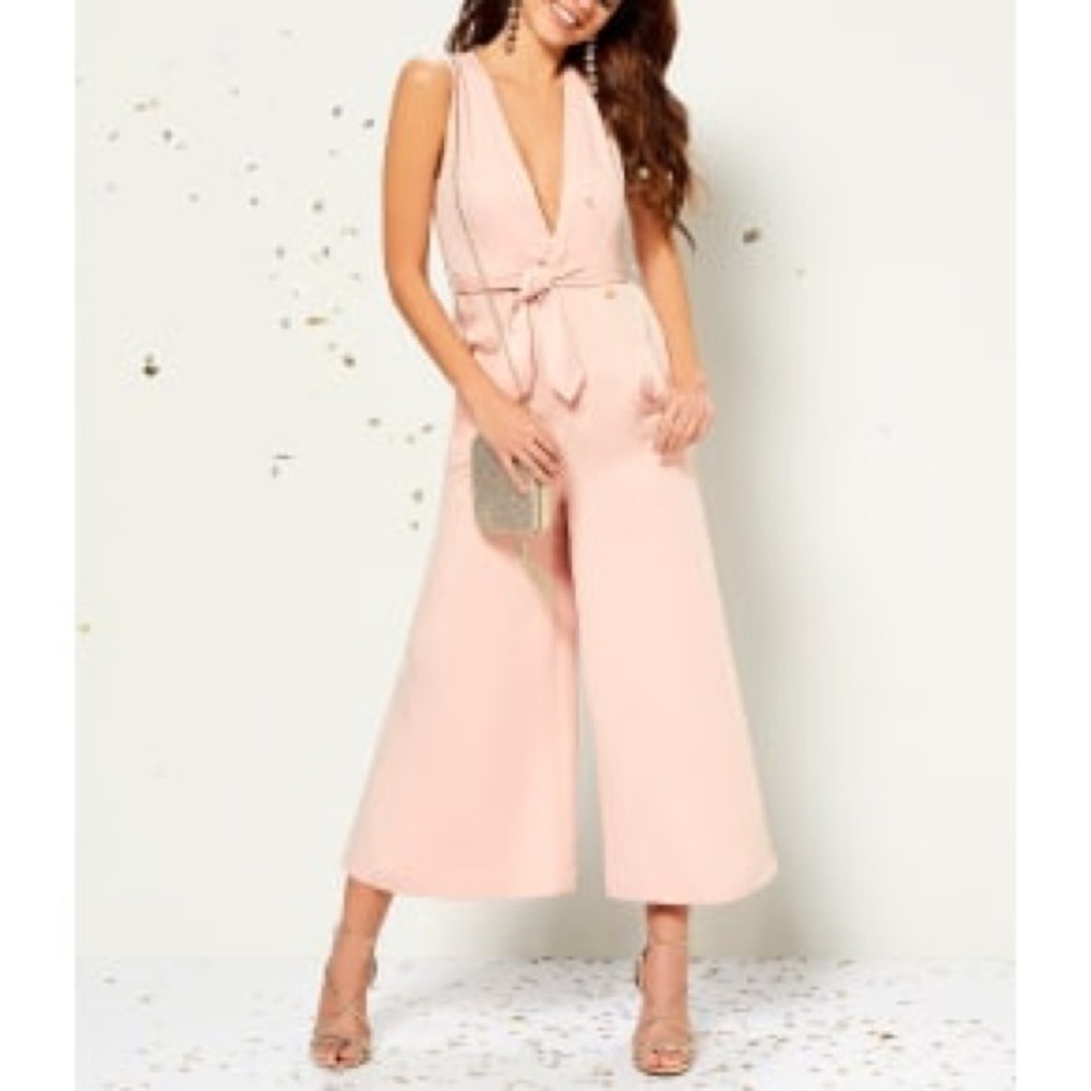 Blush Culotte Jumpsuit